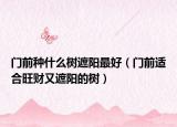 门前种什么树遮阳最好（门前适合旺财又遮阳的树）