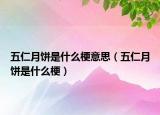 五仁月饼是什么梗意思（五仁月饼是什么梗）