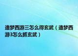 造梦西游三怎么得玄武（造梦西游3怎么抓玄武）