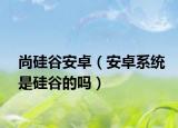 尚硅谷安卓（安卓系统是硅谷的吗）