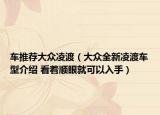 车推荐大众凌渡（大众全新凌渡车型介绍 看着顺眼就可以入手）