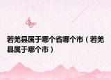 若羌县属于哪个省哪个市（若羌县属于哪个市）