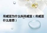 吊威亚为什么叫吊威亚（吊威亚什么意思）