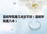 昆明学院是几本好不好（昆明学院是几本）