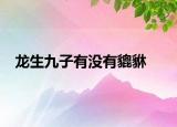 龙生九子有没有貔貅