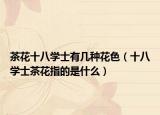 茶花十八学士有几种花色（十八学士茶花指的是什么）