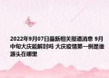 2022年9月07日最新相关报道消息 9月中旬大庆能解封吗 大庆疫情第一例是谁源头在哪里