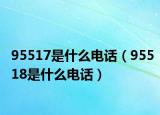 95517是什么电话（95518是什么电话）