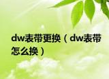 dw表带更换（dw表带怎么换）