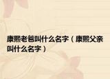 康熙老爸叫什么名字（康熙父亲叫什么名字）