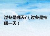 过冬是哪天?（过冬是指哪一天）