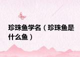 珍珠鱼学名（珍珠鱼是什么鱼）