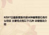 9月07日最新更新内容冰种翡翠原石有什么特征 主要特点有以下几种 详细情况介绍