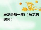 辰龙是哪一年?（辰龙的时间）
