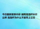 今日最新更新内容 益阳泡泡杆长什么样 泡泡杆为什么不能带上公交