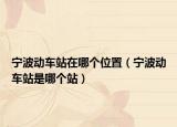 宁波动车站在哪个位置（宁波动车站是哪个站）