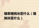 瑞幸瑞纳冰是什么（瑞纳冰是什么）