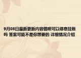 9月08日最新更新内容借呗可以停息挂账吗 答案可能不是你想要的 详细情况介绍