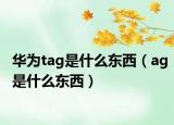 华为tag是什么东西（ag是什么东西）