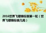 2016世界飞镖锦标赛第一轮（世界飞镖锦标赛几局）