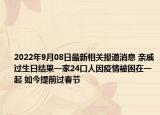 2022年9月08日最新相关报道消息 亲戚过生日结果一家24口人因疫情被困在一起 如今提前过春节