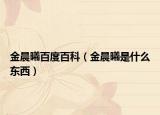 金晨曦百度百科（金晨曦是什么东西）