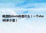 喝酒的shots杯是什么（一个shot杯多少酒）