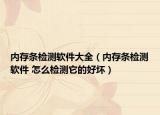 内存条检测软件大全（内存条检测软件 怎么检测它的好坏）