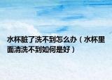 水杯脏了洗不到怎么办（水杯里面清洗不到如何是好）