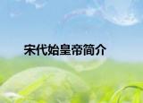 宋代始皇帝简介