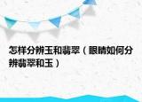 怎样分辨玉和翡翠（眼睛如何分辨翡翠和玉）