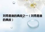 刘秀是谁的典故之一（刘秀是谁的典故）