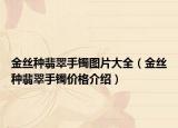 金丝种翡翠手镯图片大全（金丝种翡翠手镯价格介绍）