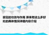 碧玺的功效与作用 原来有这么多好处的具体情况详细内容介绍