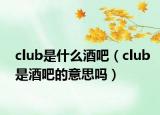 club是什么酒吧（club是酒吧的意思吗）