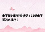 电子琴36键键盘标记（36键电子琴怎么标序）