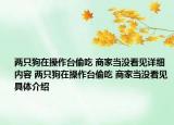 两只狗在操作台偷吃 商家当没看见详细内容 两只狗在操作台偷吃 商家当没看见具体介绍