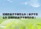 空调吹鼻子干燥怎么办（鼻子干怎么办 空调吹的鼻子干有何办法）