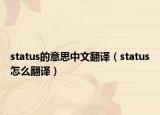 status的意思中文翻译（status怎么翻译）