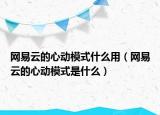 网易云的心动模式什么用（网易云的心动模式是什么）