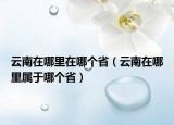 云南在哪里在哪个省（云南在哪里属于哪个省）