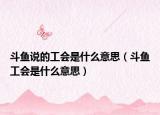 斗鱼说的工会是什么意思（斗鱼工会是什么意思）