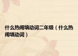 什么热闹填动词二年级（什么热闹填动词）