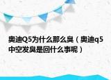 奥迪Q5为什么那么臭（奥迪q5中空发臭是回什么事呢）