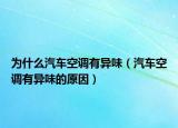 为什么汽车空调有异味（汽车空调有异味的原因）