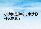 小沙弥是佛吗（小沙弥什么意思）