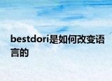 bestdori是如何改变语言的