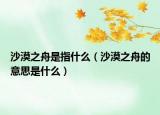 沙漠之舟是指什么（沙漠之舟的意思是什么）