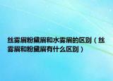 丝雾眉粉黛眉和水雾眉的区别（丝雾眉和粉黛眉有什么区别）