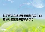 包子可以在冰箱里面保鲜几天（白包放冰箱里能保存多少天）